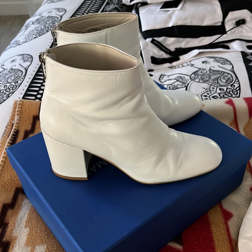 White Stuart Weitzman Boots - image 2
